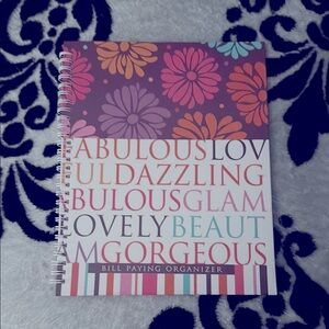 Gifts Plus Floral 12 month Bill Paying Organizer! Includes budgets, online + New
